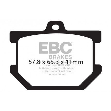 Спирачни дискове EBC Мото EBC Спирачни накладки Organic FA034 | race-shop.bg