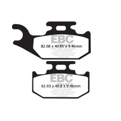 EBC Спирачни накладки Organic FA317TT