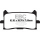 Спирачни дискове EBC Мото EBC Спирачни накладки Organic FA679 | race-shop.bg