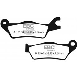 EBC Спирачни накладки Organic FA715