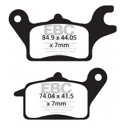 EBC Спирачни накладки Organic FA FA691