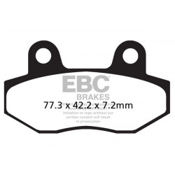 EBC Спирачни накладки SFAC SFAC086
