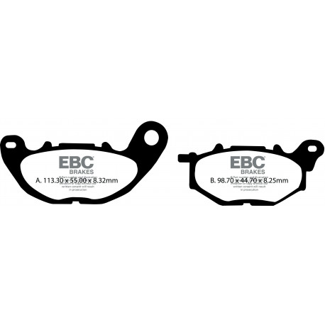 Спирачни дискове EBC Мото EBC Спирачни накладки SFAC SFAC705 | race-shop.bg