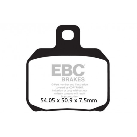 Спирачни дискове EBC Мото EBC Спирачни накладки Semi-Sintered FA266V | race-shop.bg