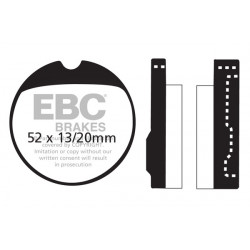 EBC Спирачни накладки Semi-Sintered FA013V