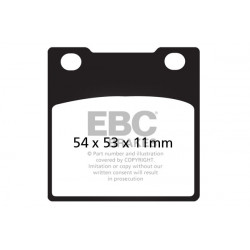 EBC Спирачни накладки Semi-Sintered FA045V