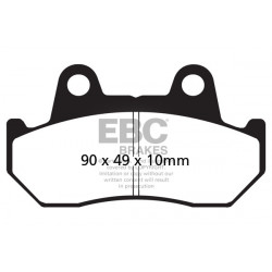 EBC Спирачни накладки V Semi-Sintered FA069V