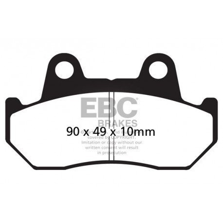 Спирачни дискове EBC Мото EBC Спирачни накладки Semi-Sintered FA069V | race-shop.bg