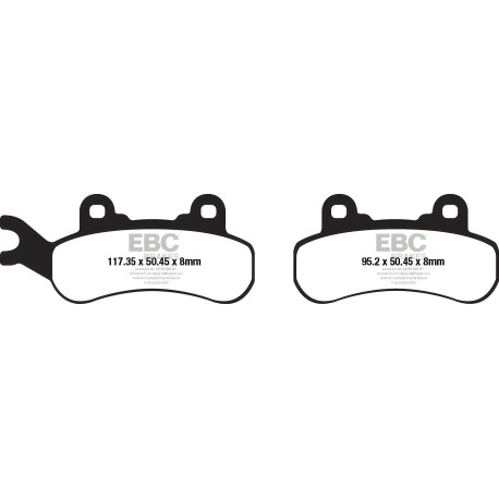 Спирачни дискове EBC Мото EBC Спирачни накладки SXR Race Formula Sintered SXR683HH | race-shop.bg