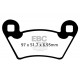 Спирачни дискове EBC Мото EBC Спирачни накладки Sintered FA354R | race-shop.bg