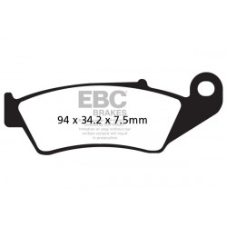 EBC Спирачни накладки R Series Sintered FA185R