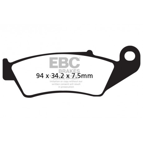 Спирачни дискове EBC Мото EBC Спирачни накладки Sintered FA185R | race-shop.bg