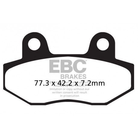 Спирачни дискове EBC Мото EBC Спирачни накладки Double-H Sintered FA086HH | race-shop.bg