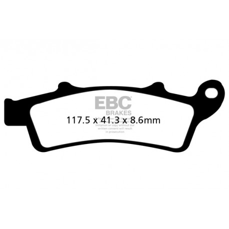 Спирачни дискове EBC Мото EBC Спирачни накладки SFAHH Scooter Sintered SFA324HH | race-shop.bg