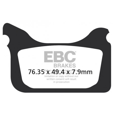 Спирачни дискове EBC Мото EBC Спирачни накладки Sintered MXS405only | race-shop.bg