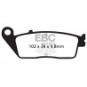 EBC Спирачни накладки Sintered FA196HH