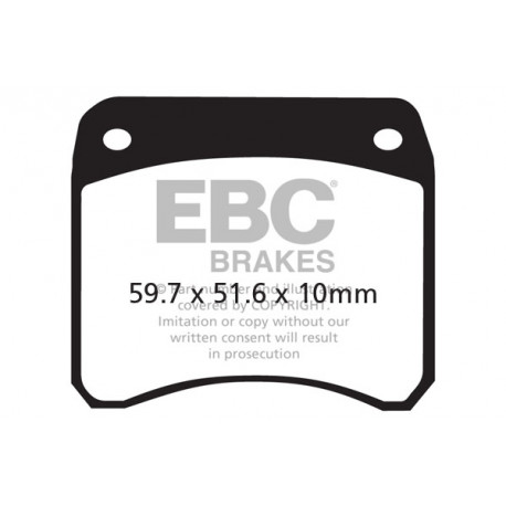 Спирачни дискове EBC Мото EBC Спирачни накладки Sintered FA016HH | race-shop.bg