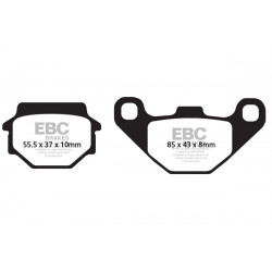 EBC Спирачни накладки Sintered SFA067HH