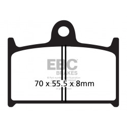 EBC Спирачни накладки Sintered FA145HH