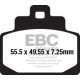 Спирачни дискове EBC Мото EBC Спирачни накладки SFAHH Scooter Sintered SFA681HH | race-shop.bg