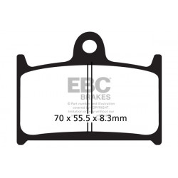 EBC Спирачни накладки Sintered FA236HH
