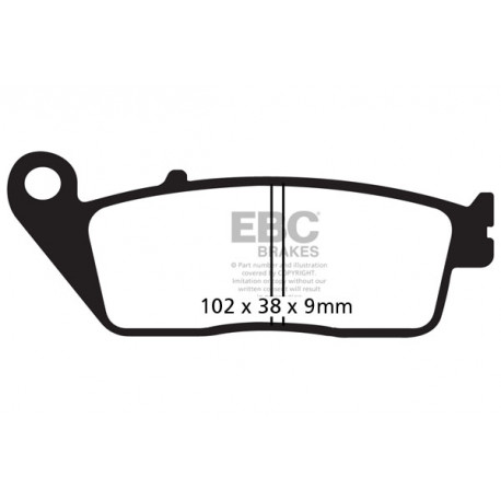 Спирачни дискове EBC Мото EBC Спирачни накладки Double-H Sintered FA226HH | race-shop.bg