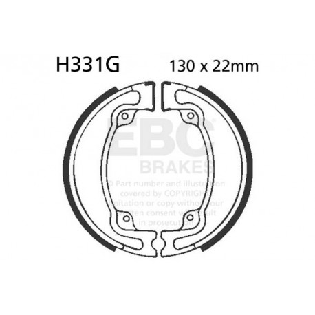 Спирачни дискове EBC Мото EBC Спирачни челюсти Grooved H331G | race-shop.bg