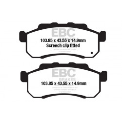 EBC Спирачни накладки Sintered FA712R