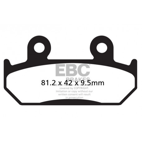 Спирачни дискове EBC Мото EBC Спирачни накладки Sintered FA203HH | race-shop.bg