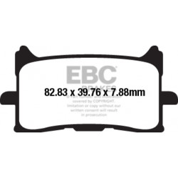 EBC Спирачни накладки Sintered FA679HH