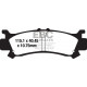Спирачни дискове EBC Мото EBC Спирачни накладки R Series Sintered FA701R | race-shop.bg