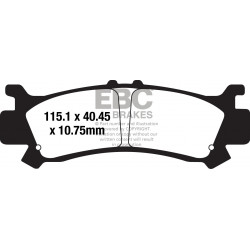 EBC Спирачни накладки R Series Sintered FA701R