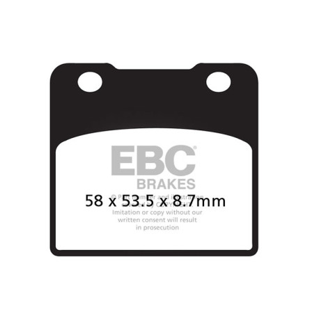 Спирачни дискове EBC Мото EBC Спирачни накладки Double-H Sintered FA103HH | race-shop.bg