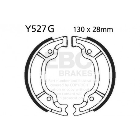 Спирачни дискове EBC Мото EBC Спирачни челюсти Grooved Y527G | race-shop.bg