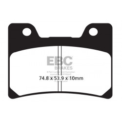 EBC Спирачни накладки Sintered FA160HH