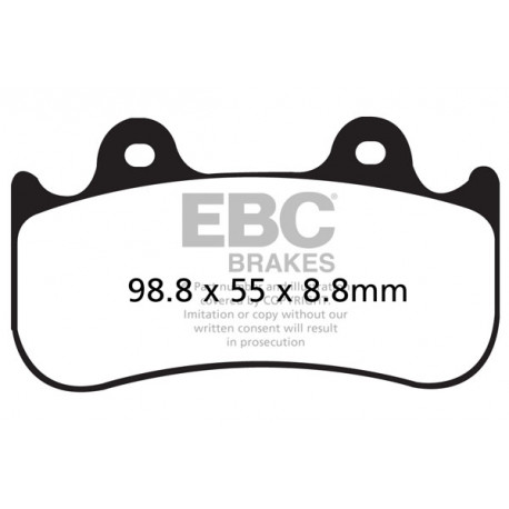 Спирачни дискове EBC Мото EBC Спирачни накладки Sintered FA216/3HH | race-shop.bg