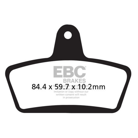 Спирачни дискове EBC Мото EBC Спирачни накладки Double-H Sintered FA623HH | race-shop.bg