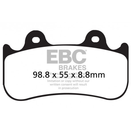 Спирачни дискове EBC Мото EBC Спирачни накладки Sintered FA455HH | race-shop.bg