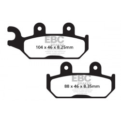 EBC Спирачни накладки Sintered FA645R