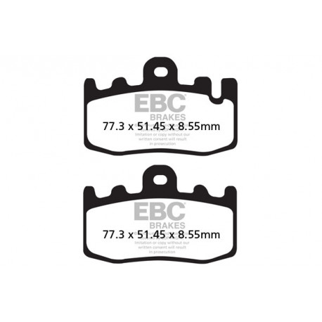 Спирачни дискове EBC Мото EBC Спирачни накладки Sintered FA441HH | race-shop.bg