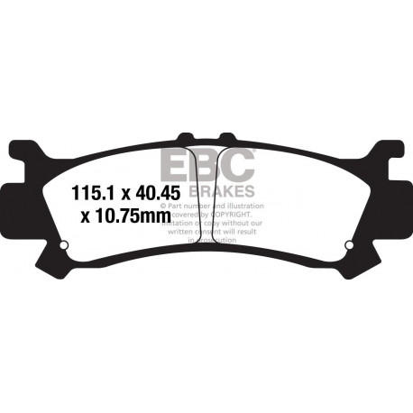 Спирачни дискове EBC Мото EBC Спирачни накладки Sintered FA4477HH | race-shop.bg