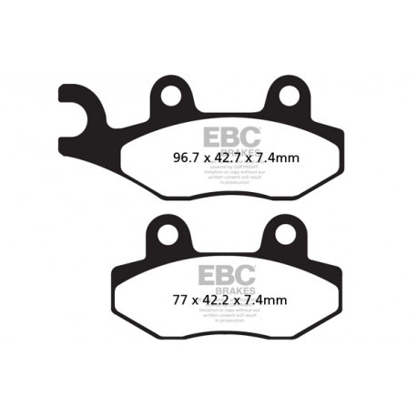 Спирачни дискове EBC Мото EBC Спирачни накладки MXS Off Road Race Sintered MXS135 | race-shop.bg