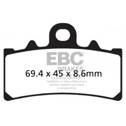 EBC Спирачни накладки EPFA Extreme Pro Sintered EPFA606HH