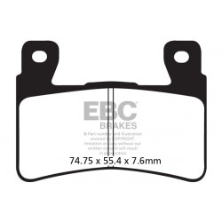 EBC Спирачни накладки EPFA Extreme Pro Sintered EPFA296HH