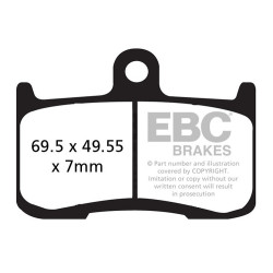 EBC Спирачни накладки EPFA Extreme Pro Sintered EPFA347HH