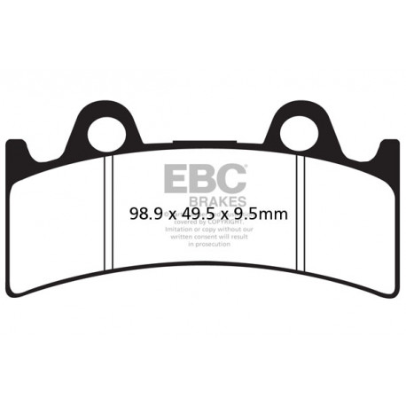 Спирачни дискове EBC Мото EBC Спирачни накладки EPFA EPFA190HH | race-shop.bg