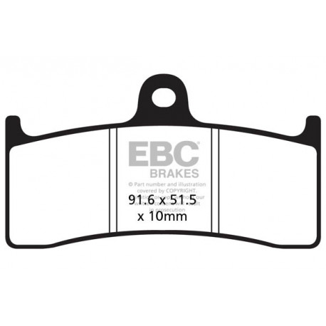 Спирачни дискове EBC Мото EBC Спирачни накладки EPFA EPFA442/4HH | race-shop.bg