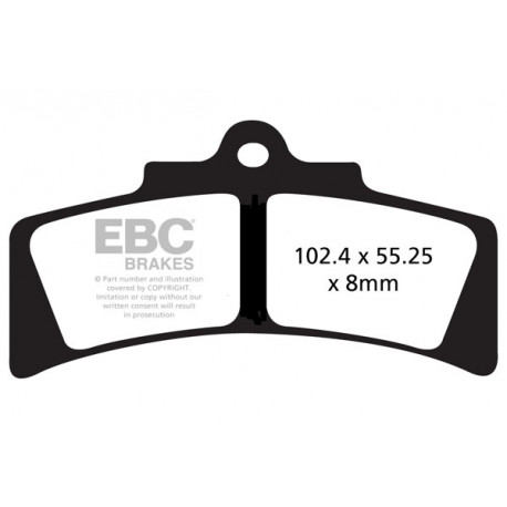 Спирачни дискове EBC Мото EBC Спирачни накладки GFA GFA183HH | race-shop.bg
