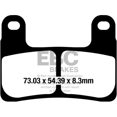 Спирачни дискове EBC Мото EBC Спирачни накладки GPFA GPFAX724HH | race-shop.bg