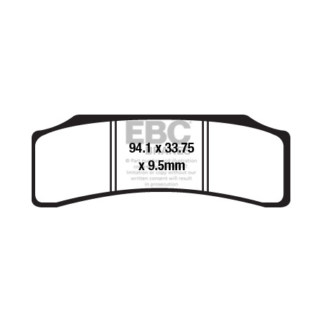 Спирачни дискове EBC Мото EBC Спирачни накладки GPFA GPFAX218/2HH | race-shop.bg